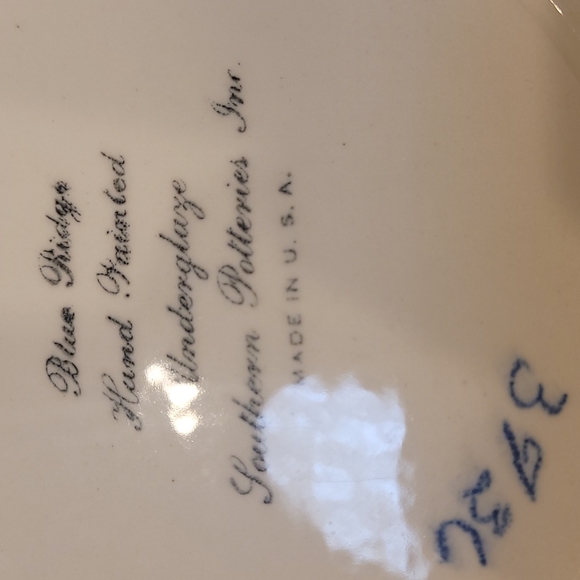 2 Vintage Blue Ridge Vegetable Bowls - Picture 3 of 7